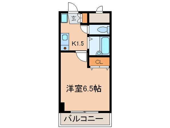 エクセレンス鳩岡の物件間取画像